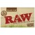 25 RAW Organic Single Wide Double Packs Standard Size Rolling Papers Full Box