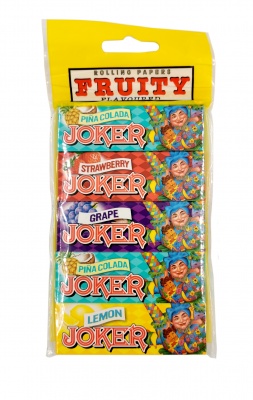 Joker / EZ-Wider Assorted Flavoured Rolling Papers - Bag of 5 Packs