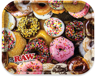 RAW - Donut - Large Metal Rolling Tray