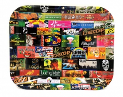 RAW History 101 Large Metal Rolling Tray
