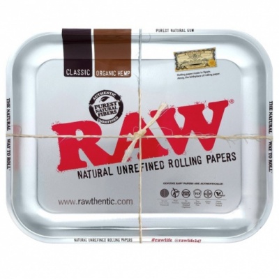 RAW Metallic Medium Rolling Tray