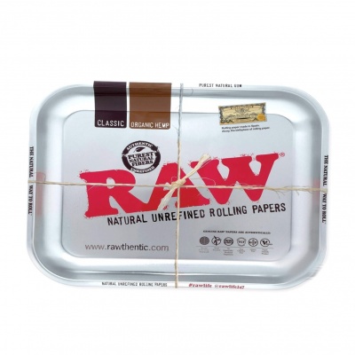 RAW Metallic Small Metal Rolling Tray