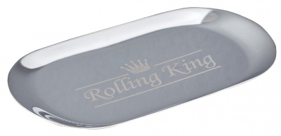 Rolling King Stainless Steel Silver Rolling Tray