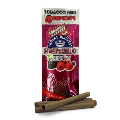 4-pack BERRIES Hemp Wraps - Tobacco Free