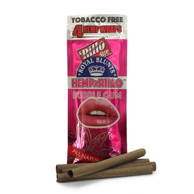 4-pack BUBBLEGUM Hemp Wraps - Tobacco Free