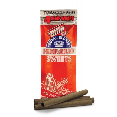 4-pack SWEETS Hemp Wraps - Tobacco Free