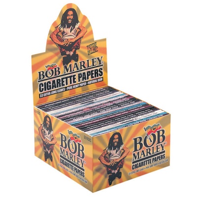 50 Bob Marley King Size Rolling Papers Full Box