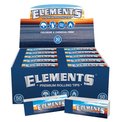 50 Elements Regular Standard Rolling Tips Full Box
