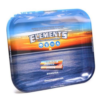 Elements Large Metal Rolling Tray
