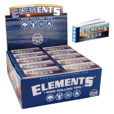 50 Elements Wide Rolling Tips Full Box