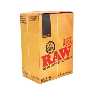 RAW Classic Emperador 7 Inch 1 Pack Pre-Rolled Cones