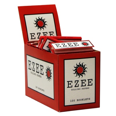 EZEE Red Standard Rolling Papers Box of 100
