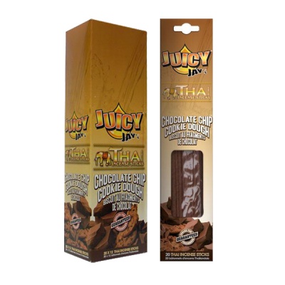Juicy Jays Choc Chip Cookie Dough Thai Incense Sticks 12 x 20 Full Box
