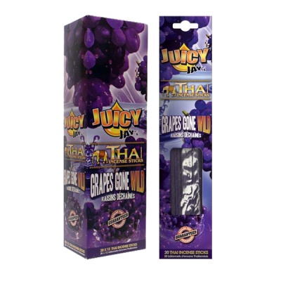 Juicy Jays Grapes Gone Wild Thai Incense Sticks 12 x 20 Full Box