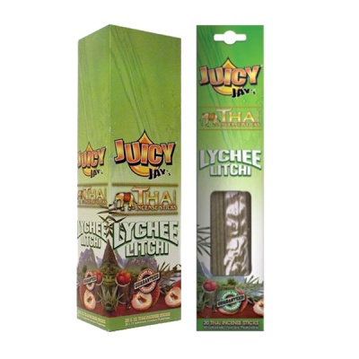 Juicy Jays Lychee Thai Incense Sticks 12 x 20 Full Box