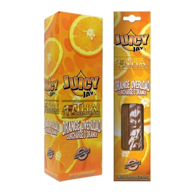 Juicy Jays Orange Overload Thai Incense Sticks 12 x 20 Full Box