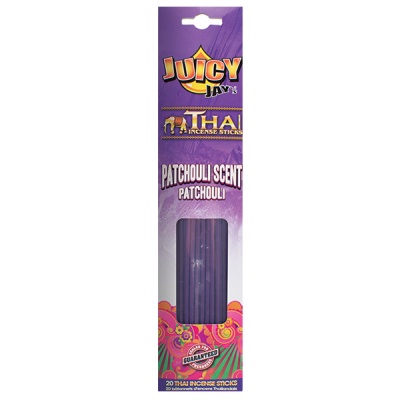 Juicy Jays Patchouli Scent Thai Incense Sticks 12 x 20 Full Box
