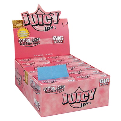 24 Juicy Jays Cotton Candy Big Size Rolls Full Box