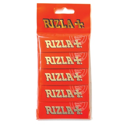 50 Rizla Red Regular Rolling Papers Hanger Pack 10 x 5 pack