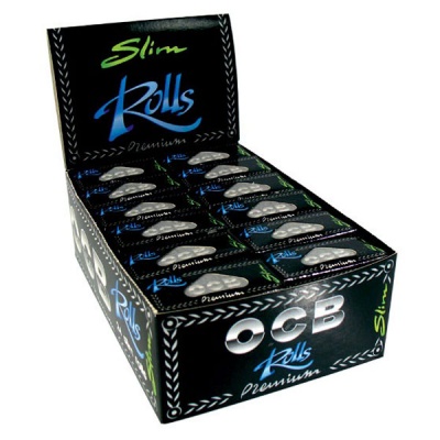 24 OCB Slim Rolls Rolling Papers Full Box