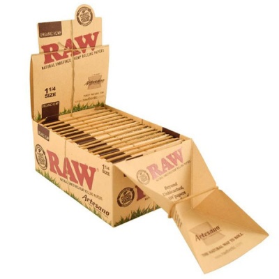 RAW Organic Artesano 1 Size Rolling Papers & Tips