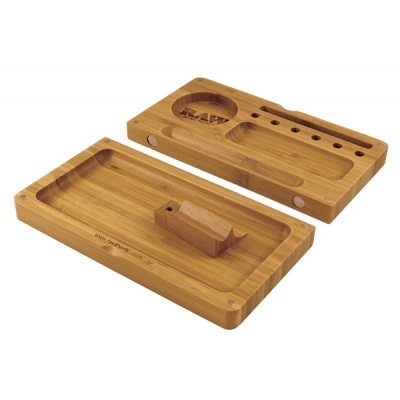 Raw Backflip Bamboo Wooden Rolling Filling Tray