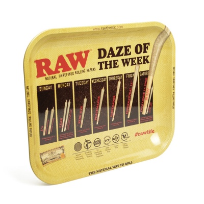RAW Daze of the Week Large Metal Rolling Tray