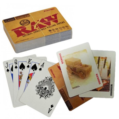 RAW Rolling Papers Playing Cards