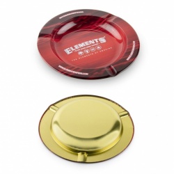 ELEMENTS Round Metal Ashtray - 2 Colours