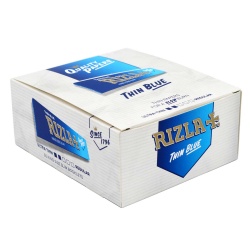 50 Rizla Blue King Size Slim Rolling Papers Full Box