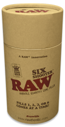 RAW Six Shooter King Size Cone Filler - Fills up to 6 cones at once!