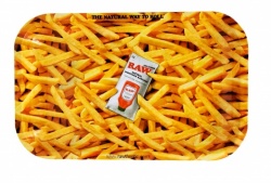 RAW - French Fries -  Small Metal Rolling Tray