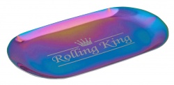 Rolling King Stainless Steel Rainbow/Multicoloured Rolling Tray