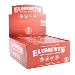 50 Elements King Size Slim Rolling Papers Full Box