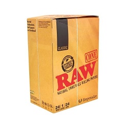 RAW Classic Emperador 7 Inch 1 Pack Pre-Rolled Cones