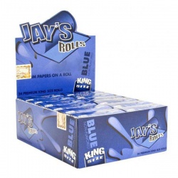 24 Jays Blue King Size 5m Unflavoured Rolls Full Box