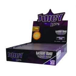 24 Juicy Jays Blackberry Brandy King Size Slim Flavoured Rolling Papers Full Box