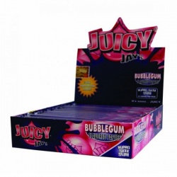 24 Juicy Jays Bubblegum King Size Slim Flavoured Rolling Papers Full Box