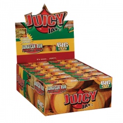 24 Juicy Jays Jamaican Rum Big Size Rolls Full Box