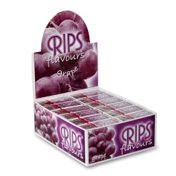 24 Rips Grape Flavoured 4m Slim Rolls Full Box
