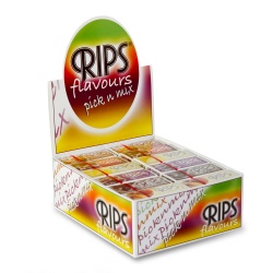 24 Rips Pick n Mix Flavoured 4m Slim Rolls Full Box