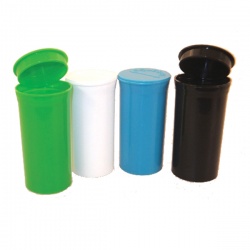 Smell Proof Airtight Plastic Stash Pots Various Colours 20 per Pack